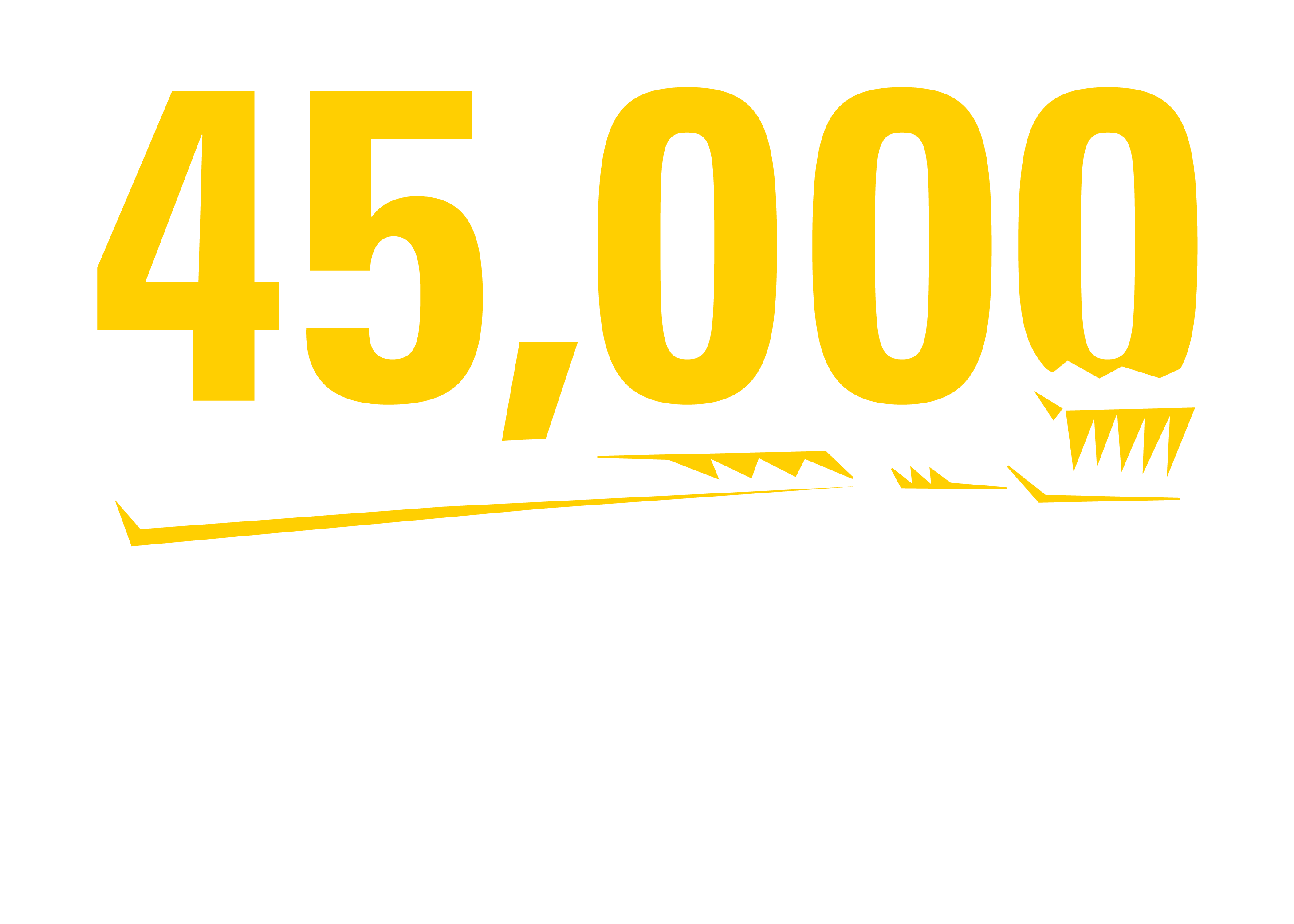 45,000 Toothbrushes Given out Every Year